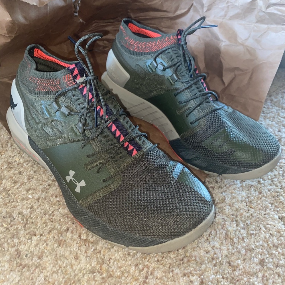 Under Armour Project Rock 2 ' Guardian Green, training shoes, special edition